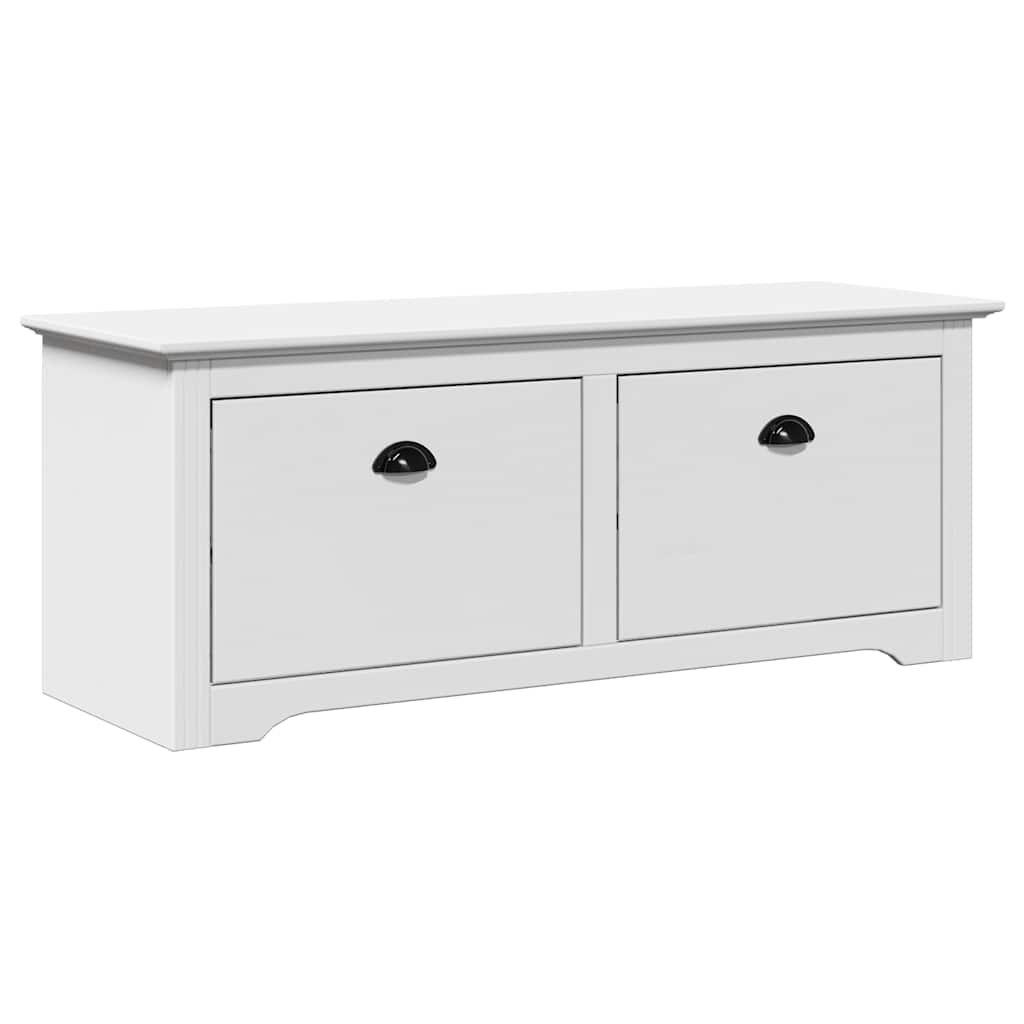 Banc de couloir BODO blanc 114x40x45 cm - XIOS