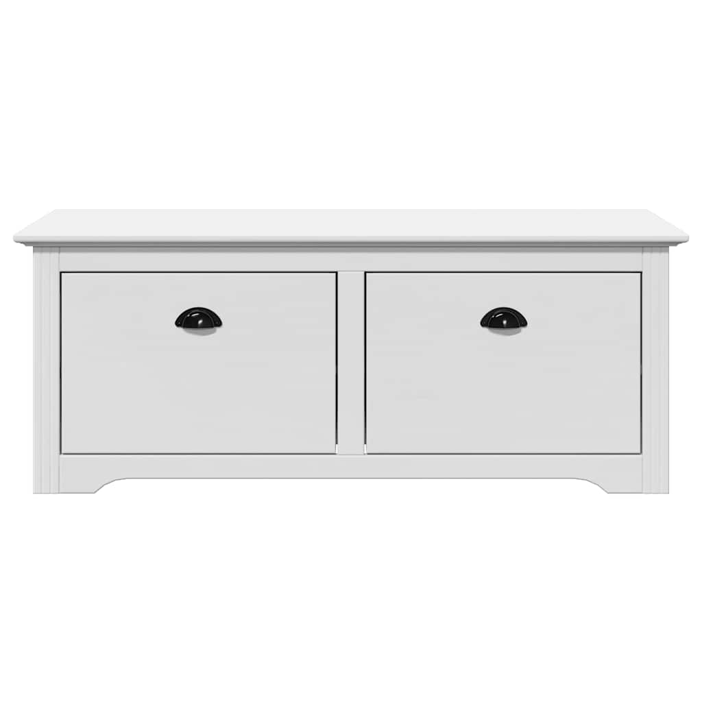 Banc de couloir BODO blanc 114x40x45 cm - XIOS