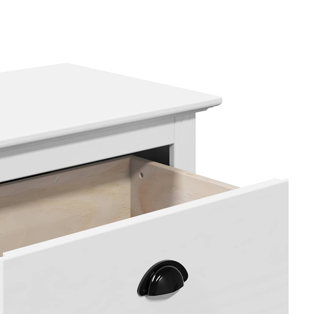 Banc de couloir BODO blanc 114x40x45 cm - XIOS
