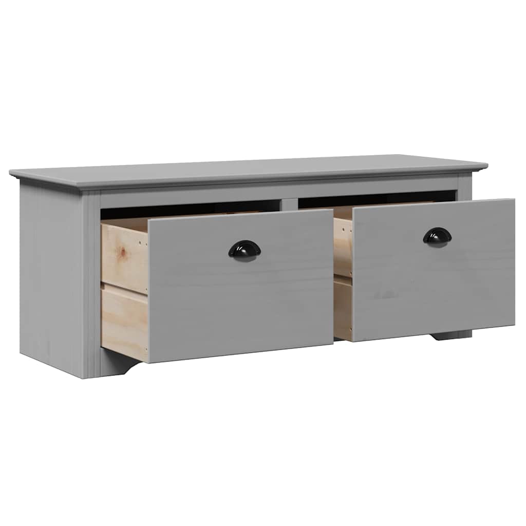 Banc de couloir BODO gris 114x40x45 cm - XIOS