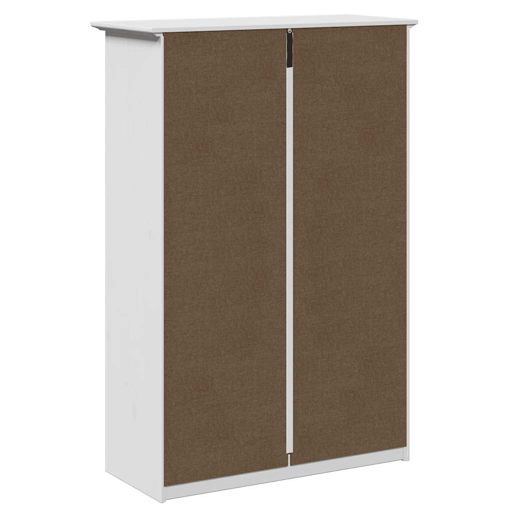 Étagère à chaussures BODO blanc 80x35x118 cm - XIOS