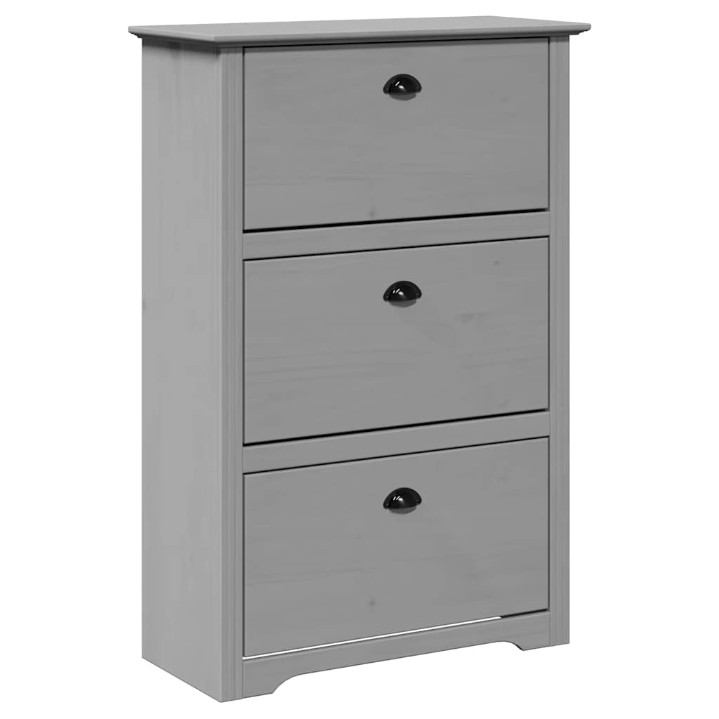 Étagère à chaussures BODO gris 80x35x118 cm - XIOS
