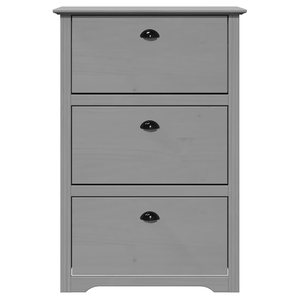 Étagère à chaussures BODO gris 80x35x118 cm - XIOS