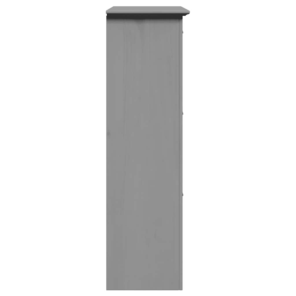 Étagère à chaussures BODO gris 80x35x118 cm - XIOS