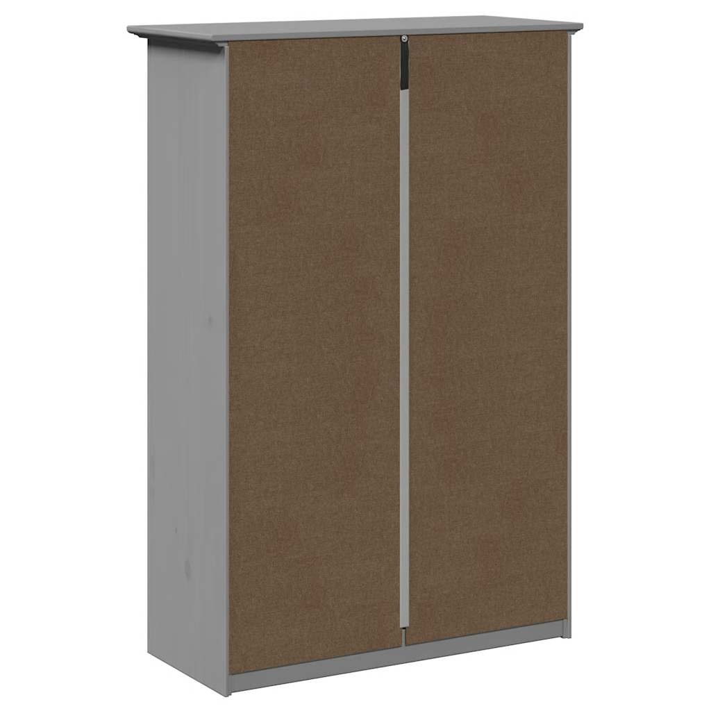 Étagère à chaussures BODO gris 80x35x118 cm - XIOS