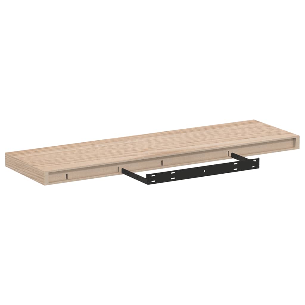 Étagères flottantes 4 pcs 80x23,5x4 cm bois d'ingénierie - XIOS