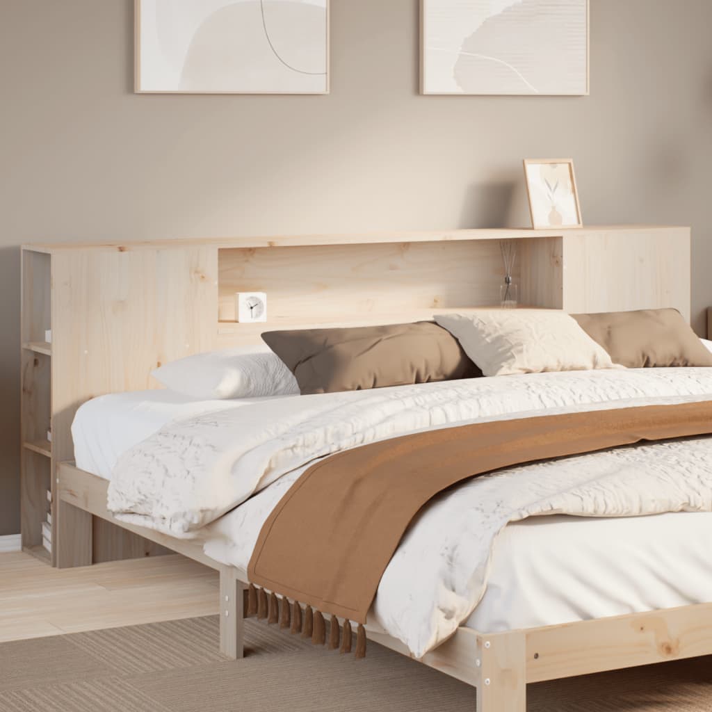 Tête de lit avec rangement 180 cm bois massif de pin Têtes et pieds de lit vidaXL