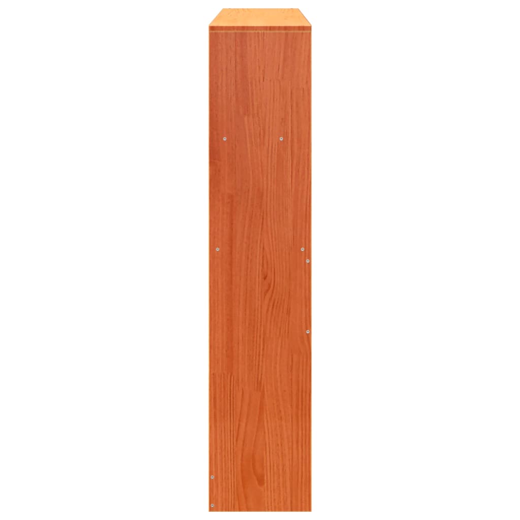 Tête de lit avec rangement cire marron 150cm bois massif de pin - XIOS