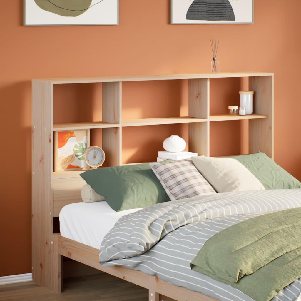 Tête de lit avec rangement 140 cm bois massif de pin - XIOS