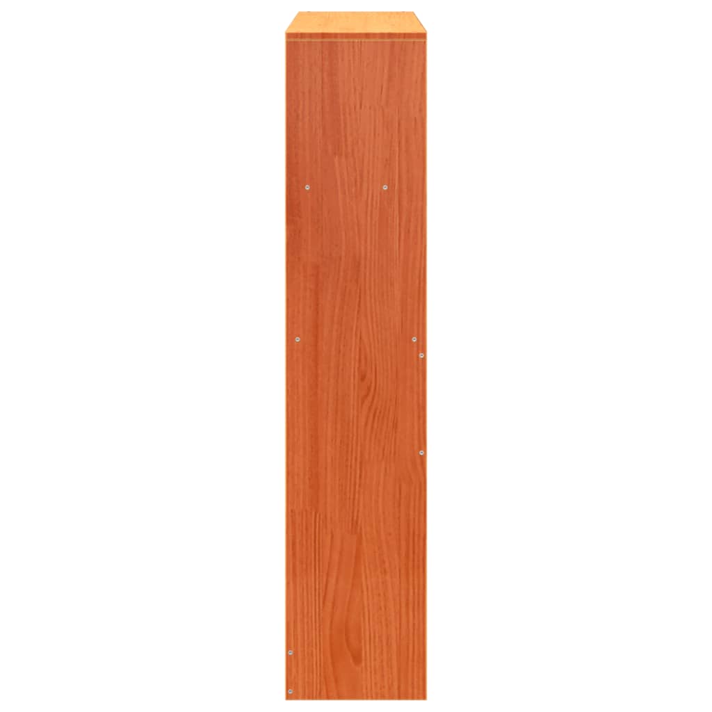Tête de lit avec rangement cire marron 100cm bois massif de pin - XIOS