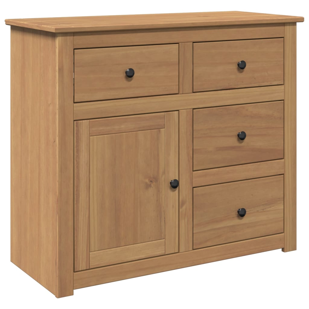 Buffet avec tiroirs Panama 93x40x80 cm bois massif de pin - XIOS