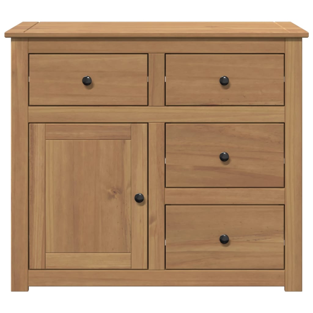 Buffet avec tiroirs Panama 93x40x80 cm bois massif de pin - XIOS