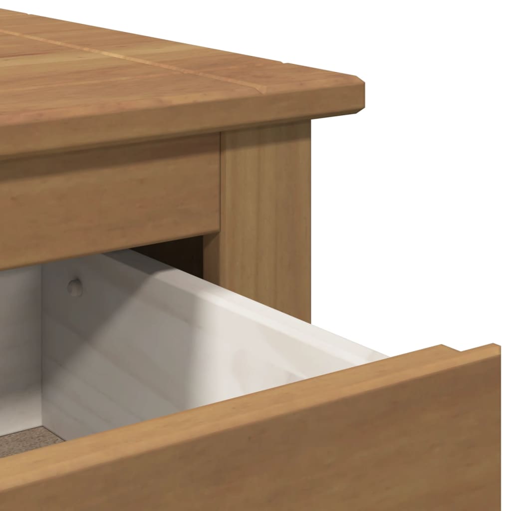 Buffet avec tiroirs Panama 93x40x80 cm bois massif de pin - XIOS