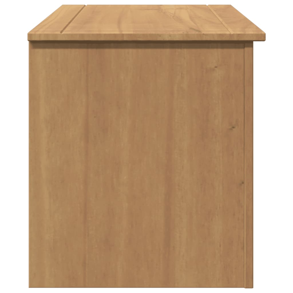 Coffre de rangement avec couvercle Panama bois massif de pin - XIOS