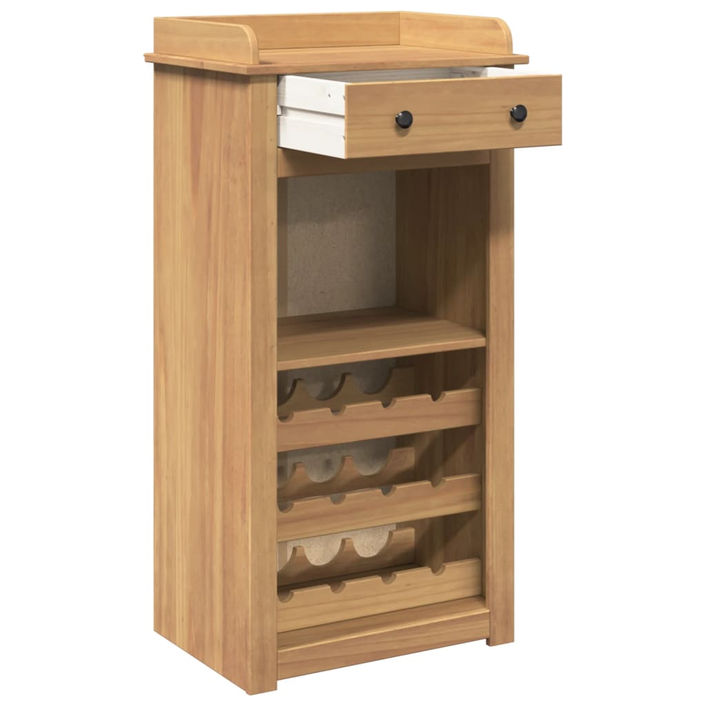 Armoire à vin Panama 57x40x111,5 cm bois de pin massif - XIOS