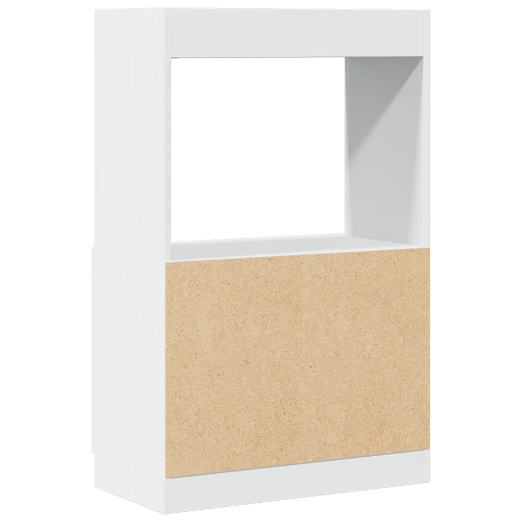 Buffet haut blanc 63x33x100 cm bois d'ingénierie - XIOS