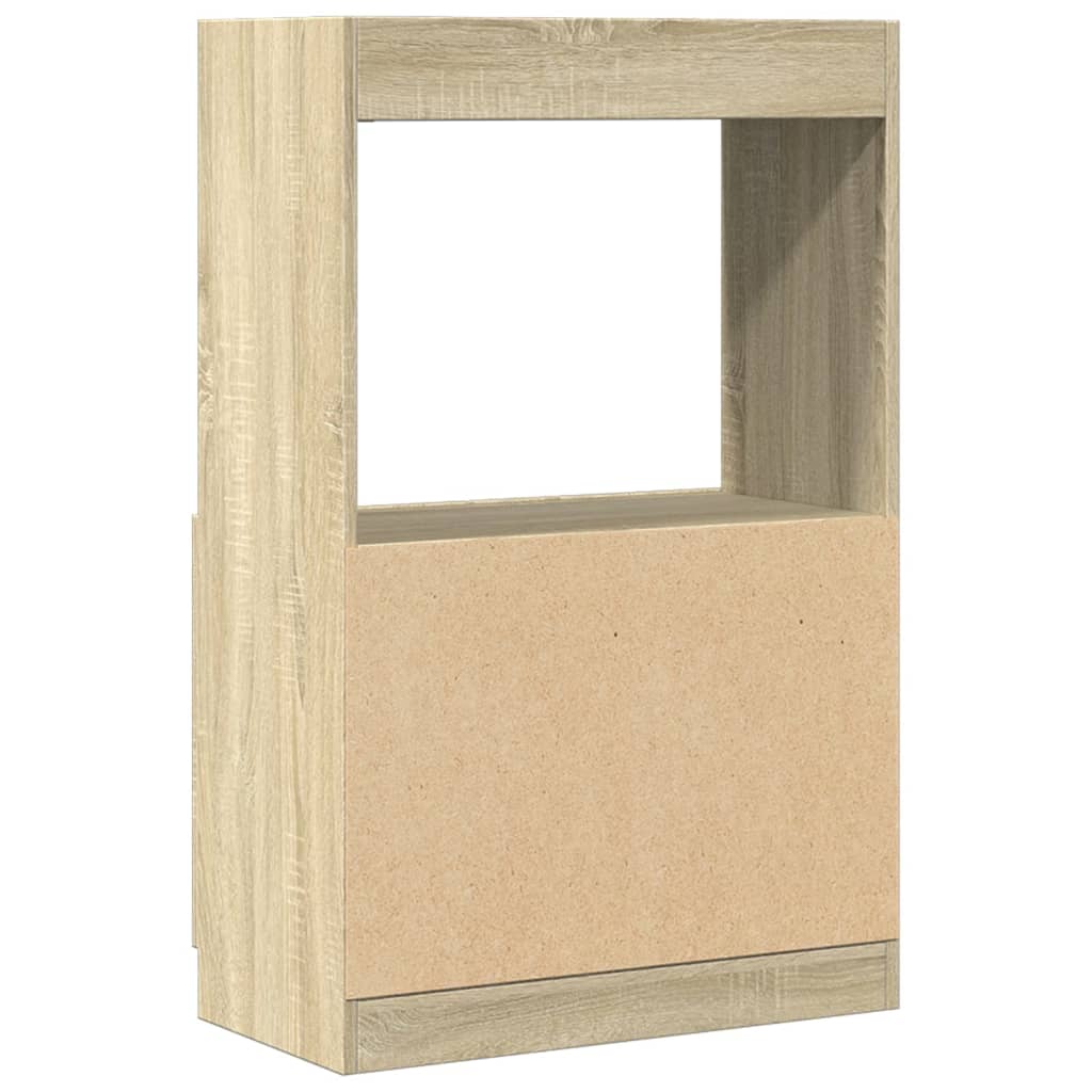 Buffet haut chêne sonoma 63x33x100 cm bois d'ingénierie - XIOS