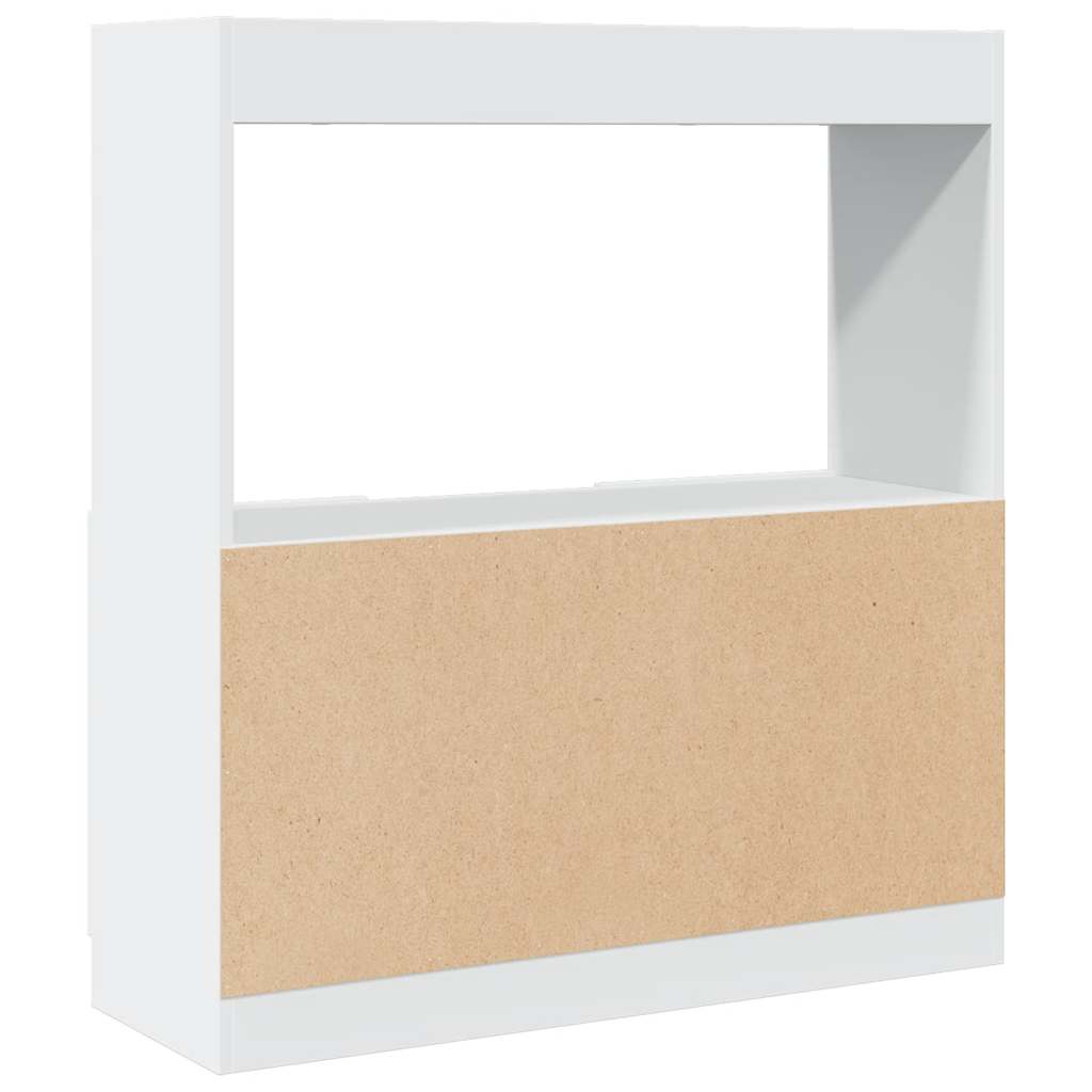 Buffet haut blanc 92x33x100 cm bois d'ingénierie - XIOS