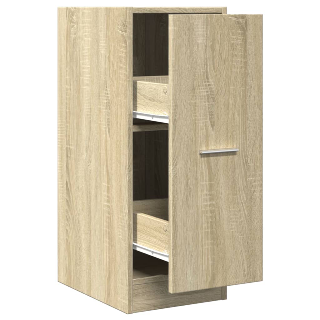 Armoire d'apothicaire chêne sonoma 30x41x77,5cm bois ingénierie