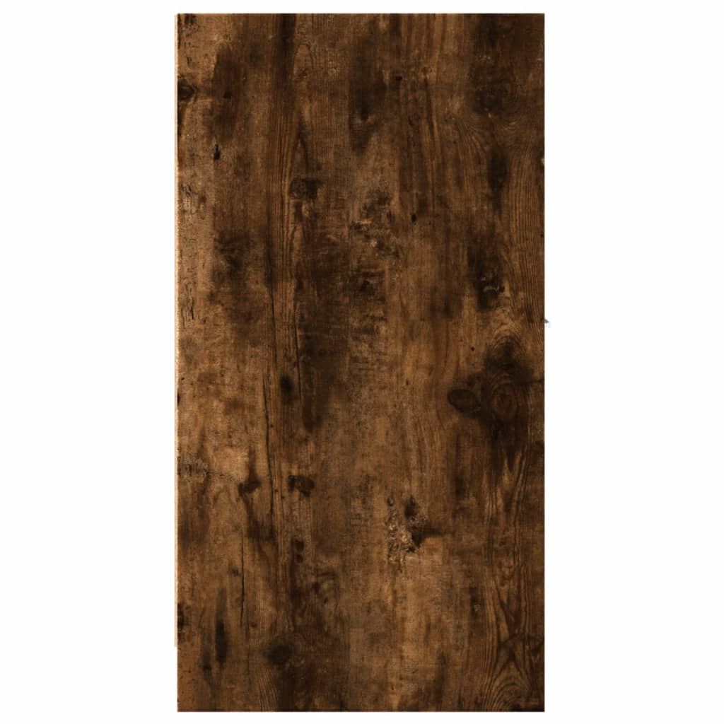 Armoire d'apothicaire chêne fumé 30x41x77,5cm bois d'ingénierie