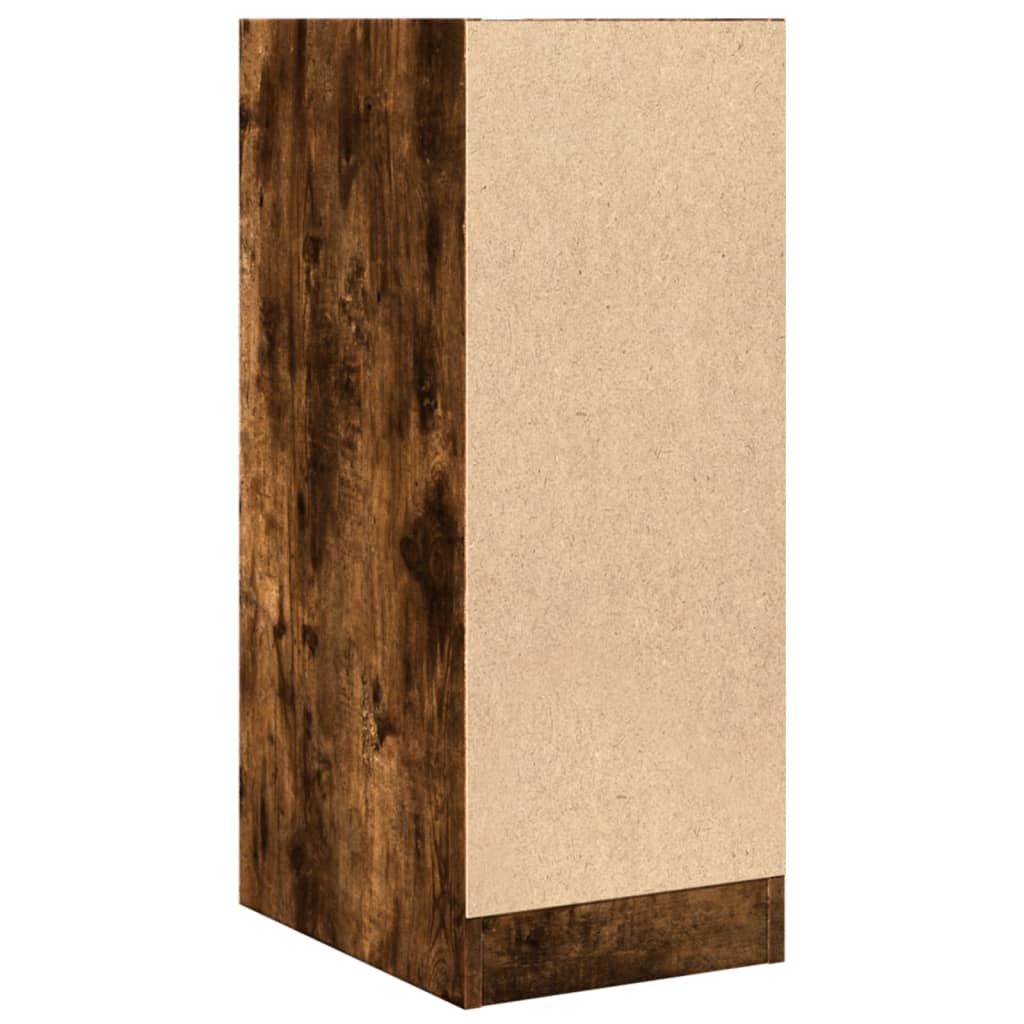 Armoire d'apothicaire chêne fumé 30x41x77,5cm bois d'ingénierie