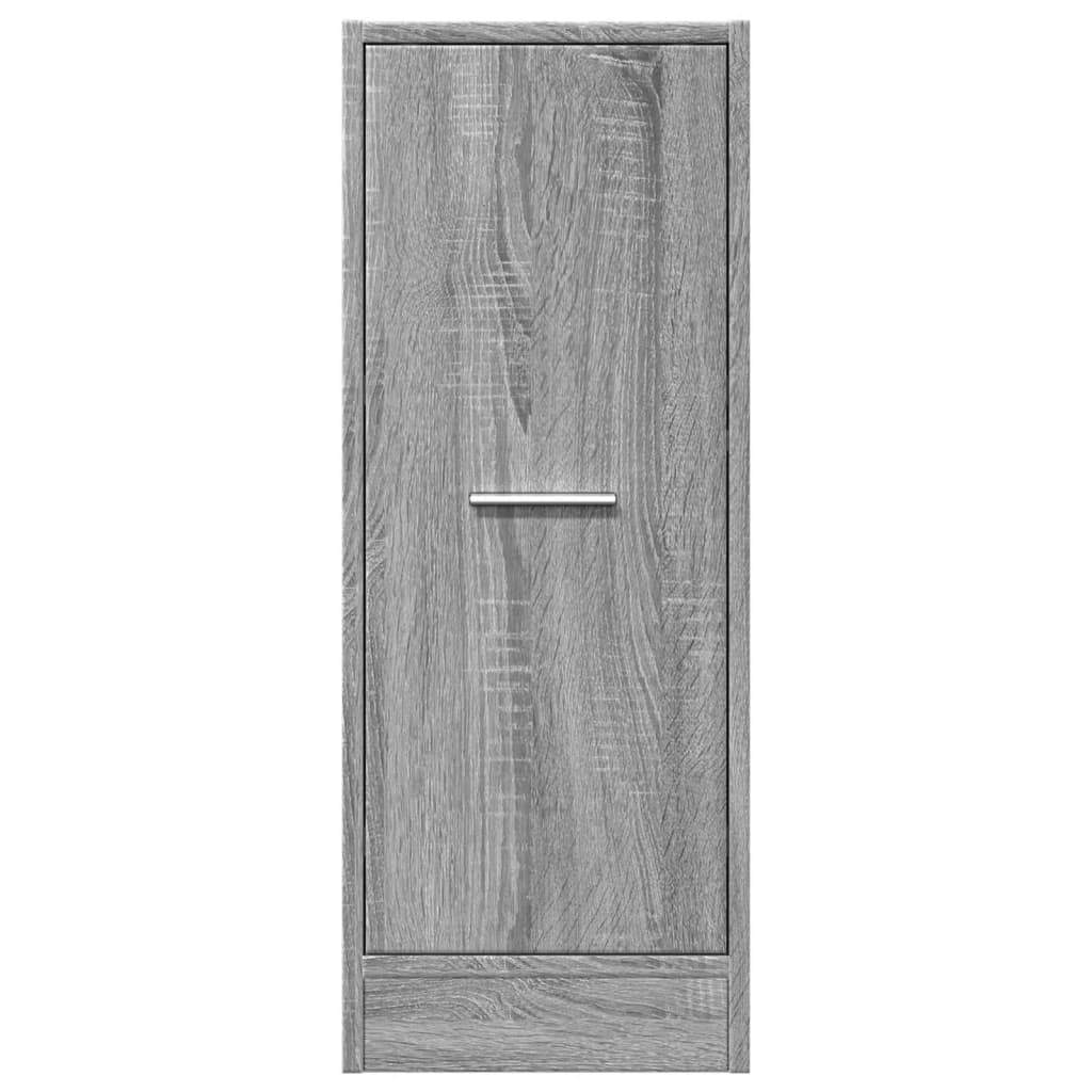 Armoire apothicaire sonoma gris 30x41x77,5 cm bois d'ingénierie