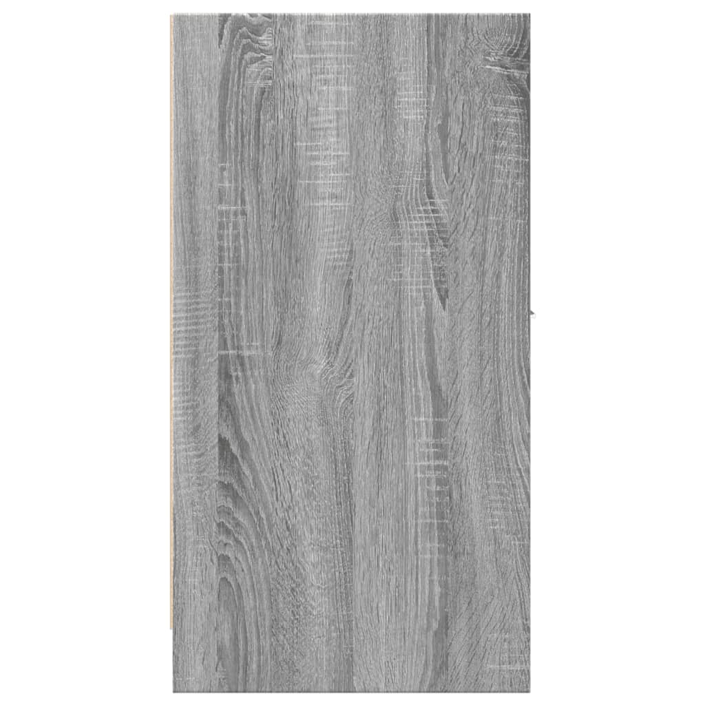 Armoire apothicaire sonoma gris 30x41x77,5 cm bois d'ingénierie