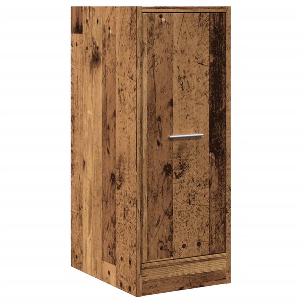 Armoire d'apothicaire vieux bois 30x41x77,5cm bois d'ingénierie