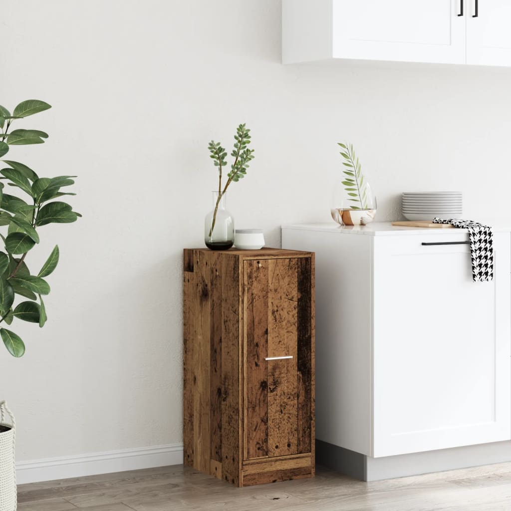 Armoire d'apothicaire vieux bois 30x41x77,5cm bois d'ingénierie