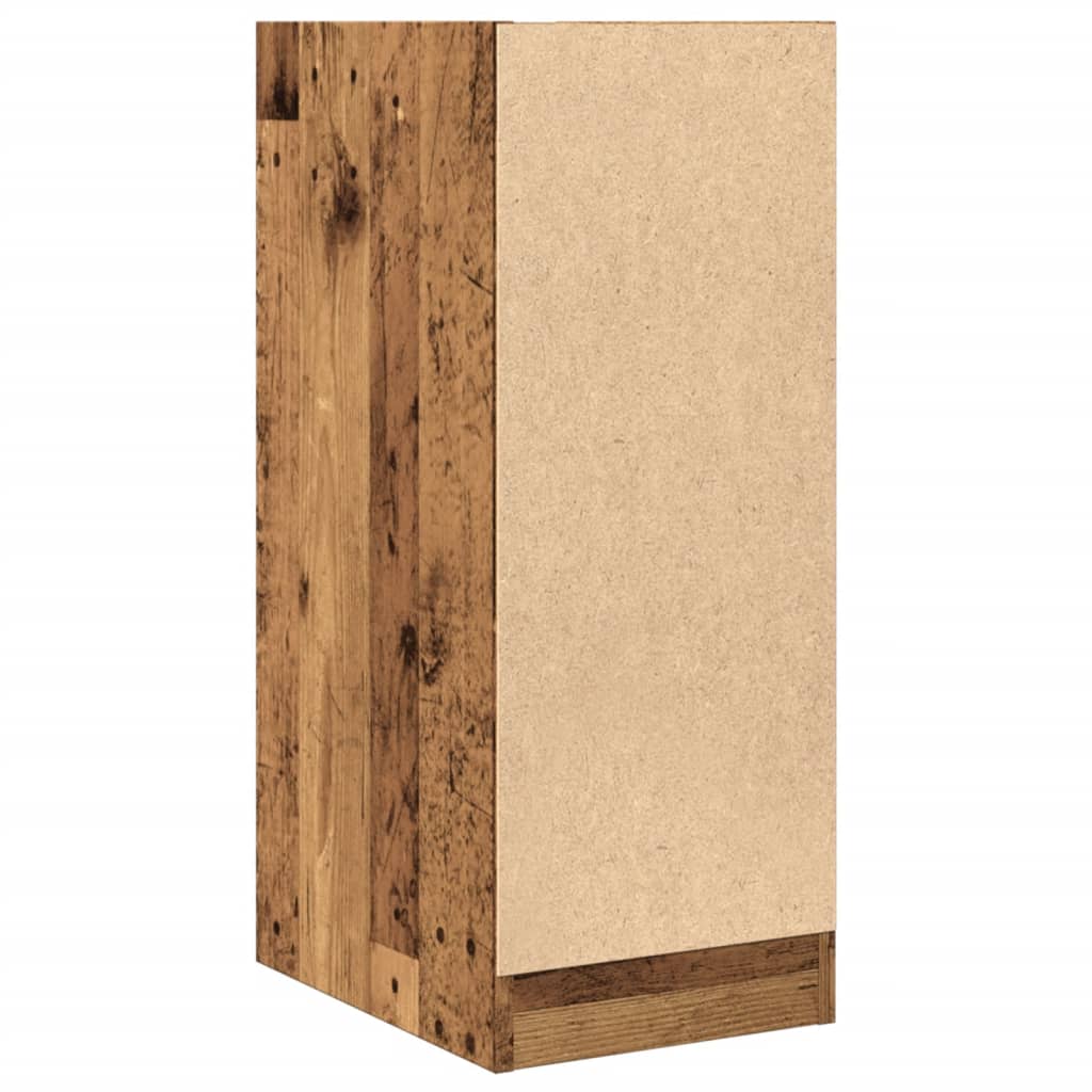 Armoire d'apothicaire vieux bois 30x41x77,5cm bois d'ingénierie