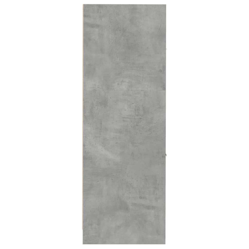 Armoire d'apothicaire gris béton 30x41x118 cm bois d'ingénierie - XIOS