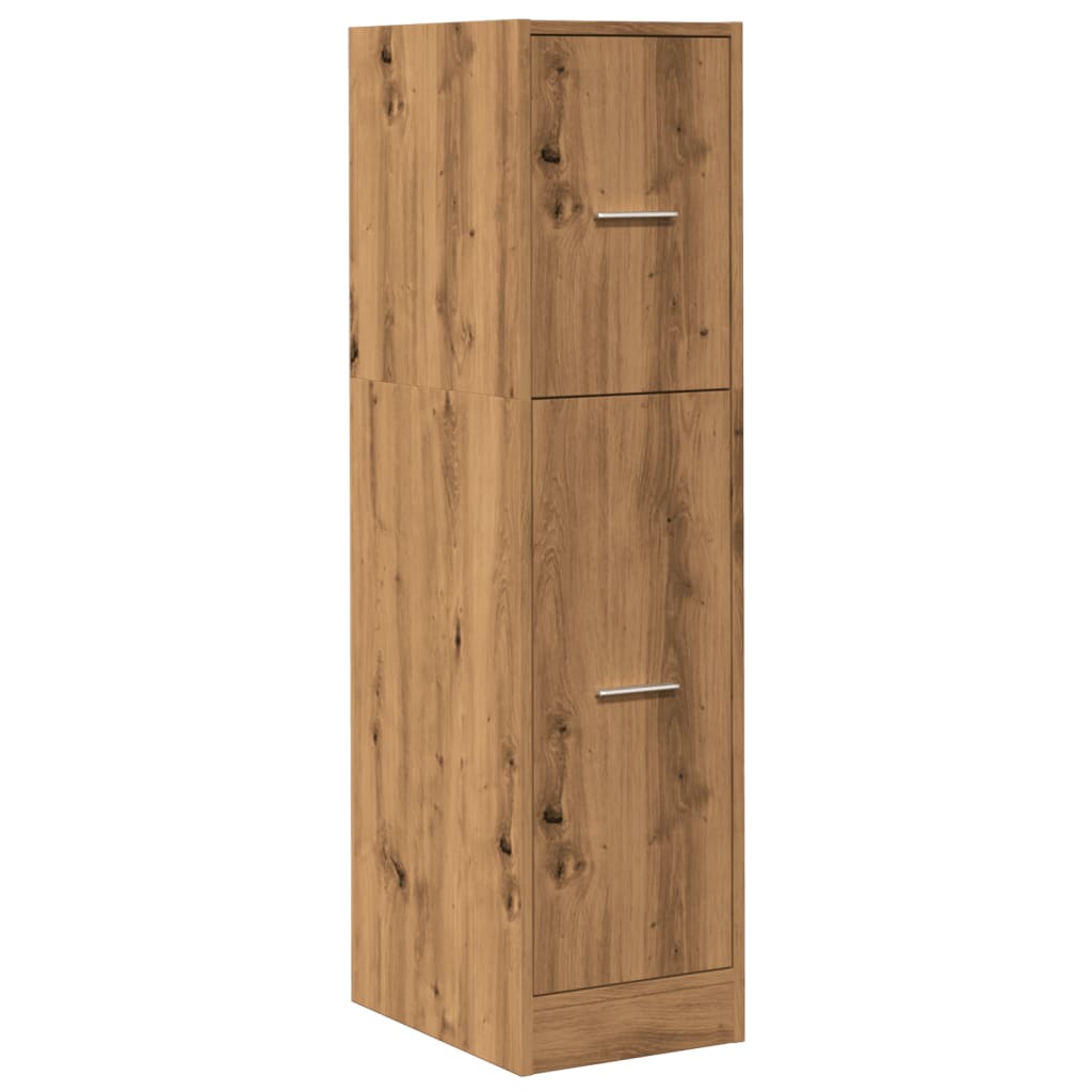 Armoire d'apothicaire chêne artisanal bois d'ingénierie
