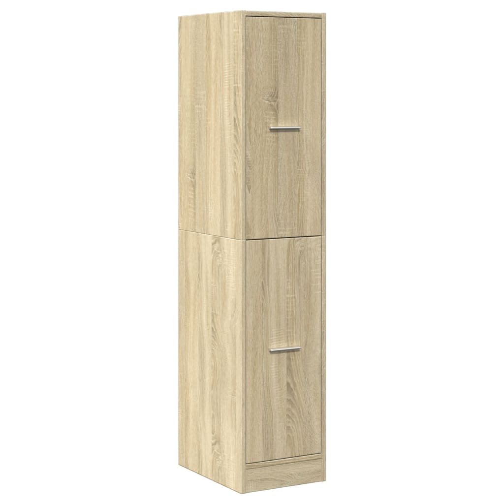Armoire d'apothicaire chêne sonoma bois d'ingénierie