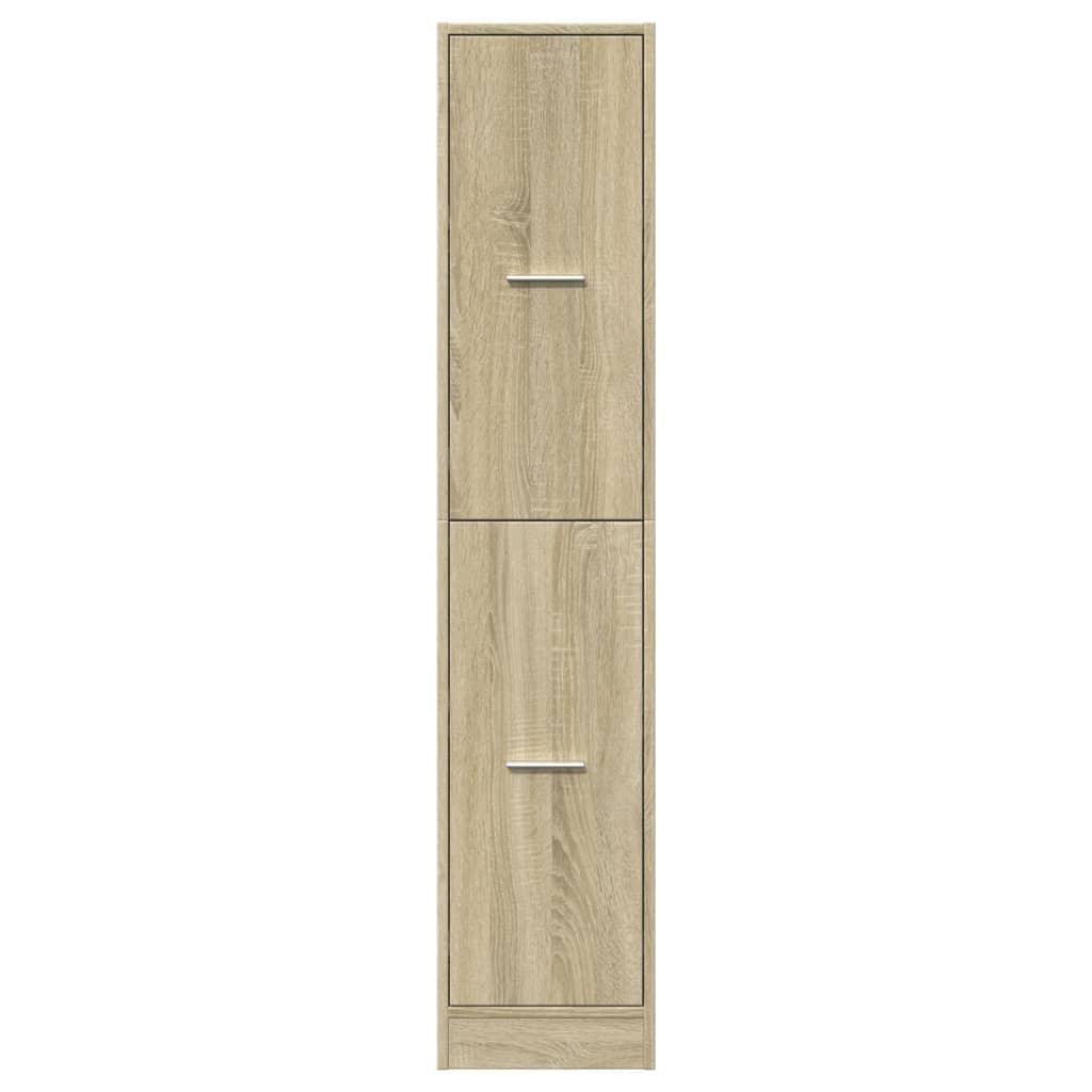 Armoire d'apothicaire chêne sonoma bois d'ingénierie