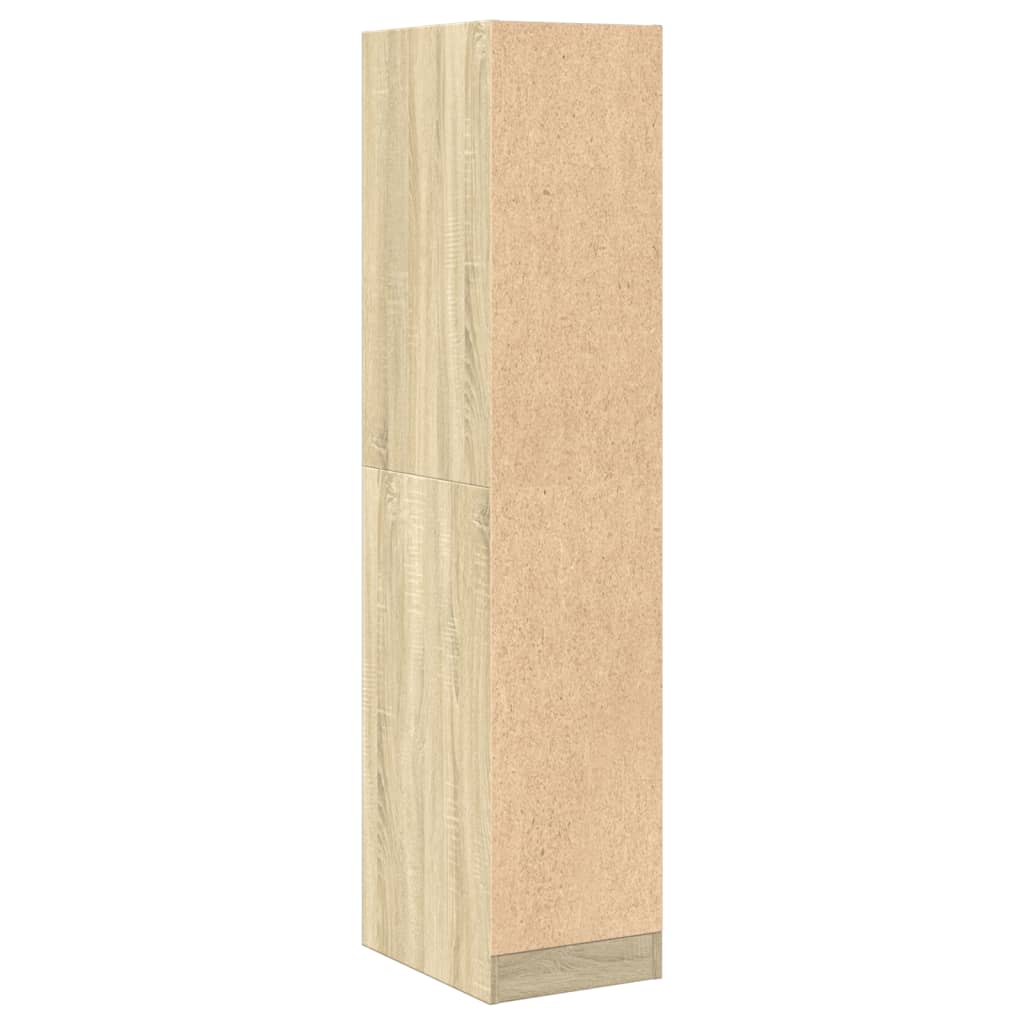 Armoire d'apothicaire chêne sonoma bois d'ingénierie