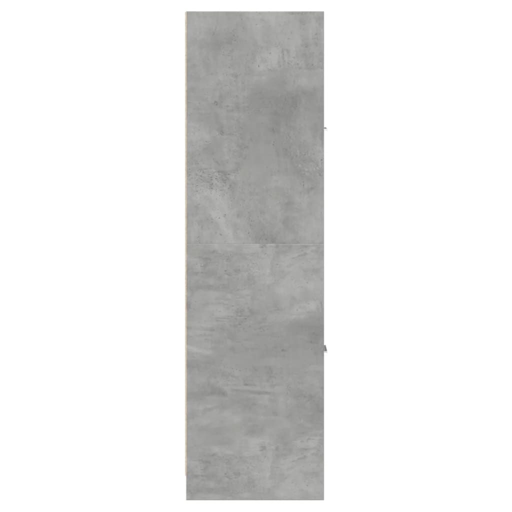 Armoire d'apothicaire gris béton 30x41x144,5 cm bois ingénierie - XIOS