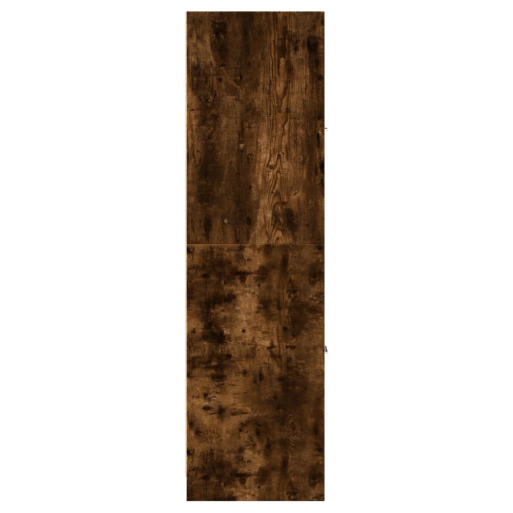 Armoire d'apothicaire chêne fumé 30x41x144,5 cm bois ingénierie - XIOS