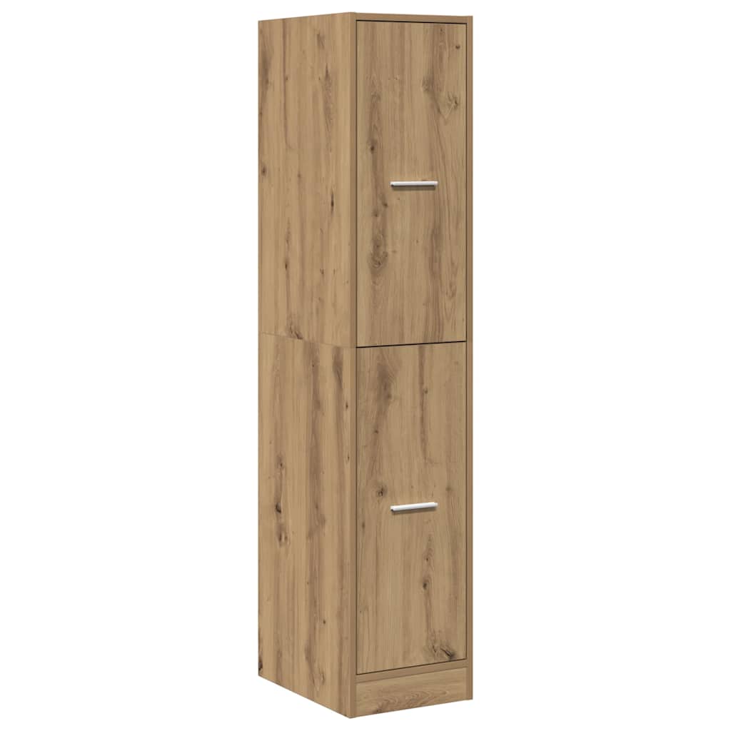 Armoire d'apothicaire Chêne artisanal 30x41x144,5 cm Bois d'ingénierie - XIOS