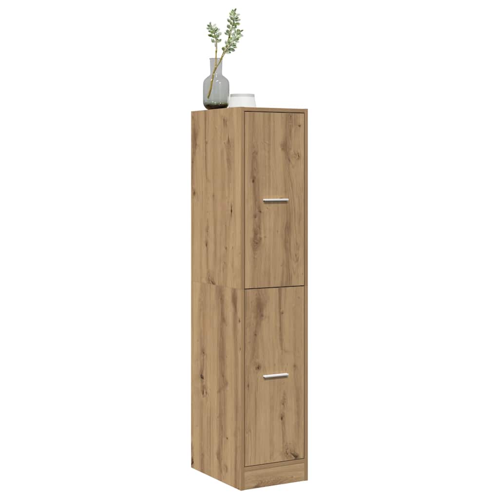 Armoire d'apothicaire Chêne artisanal 30x41x144,5 cm Bois d'ingénierie - XIOS