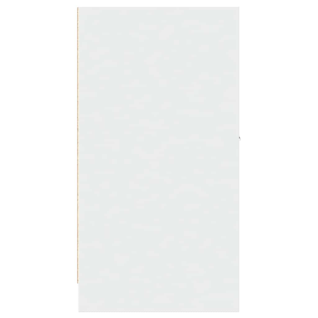 Armoire d'apothicaire blanc 40x41x77,5 cm bois d'ingénierie