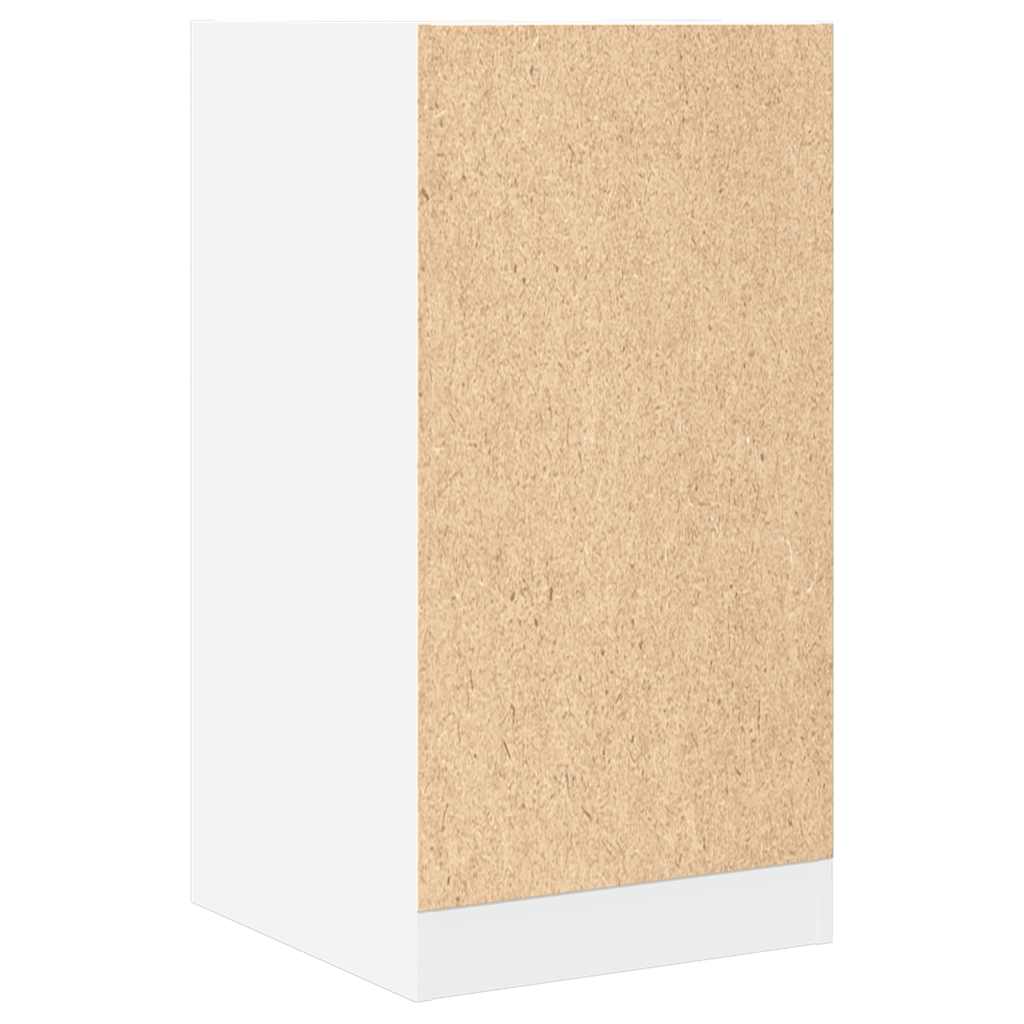Armoire d'apothicaire blanc 40x41x77,5 cm bois d'ingénierie