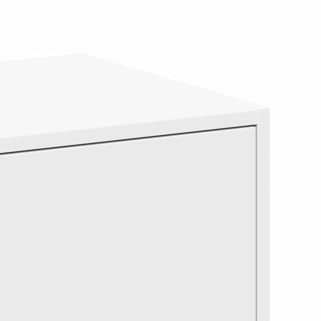 Armoire d'apothicaire blanc 40x41x77,5 cm bois d'ingénierie