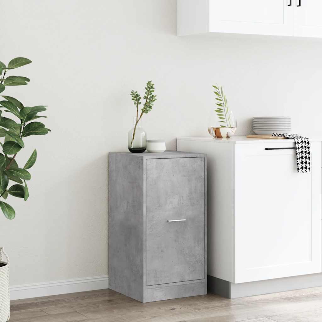 Armoire d'apothicaire gris béton 40x41x77,5cm bois d'ingénierie - XIOS