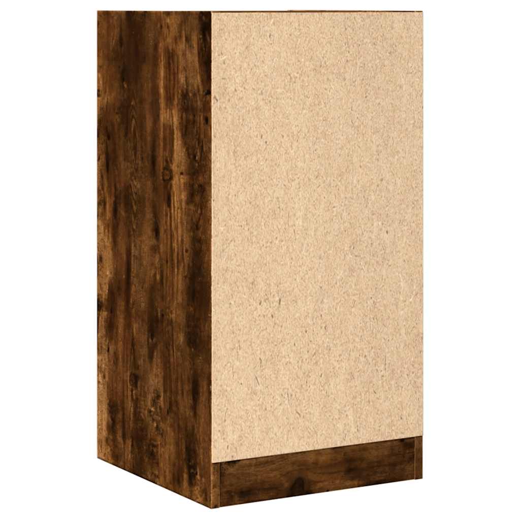 Armoire d'apothicaire chêne fumé 40x41x77,5cm bois d'ingénierie - XIOS