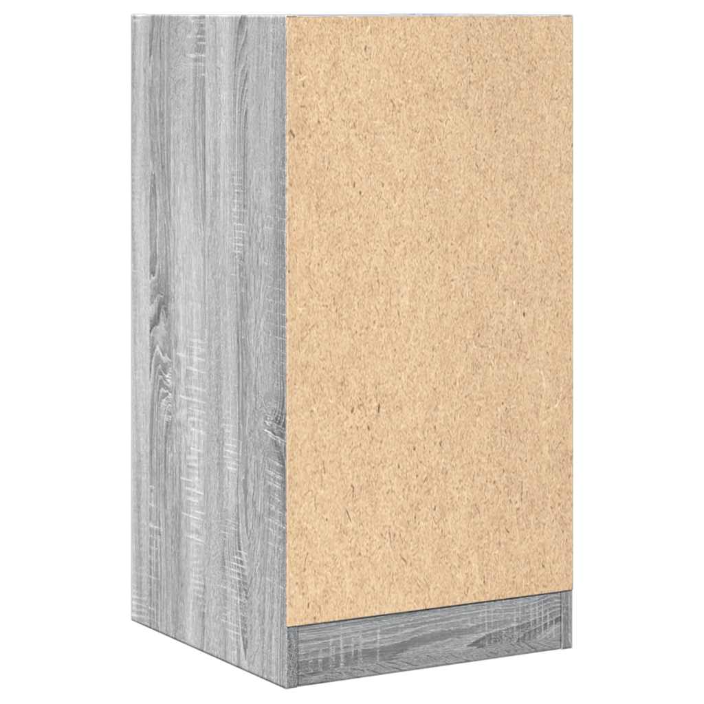 Armoire apothicaire sonoma gris 40x41x77,5 cm bois d'ingénierie