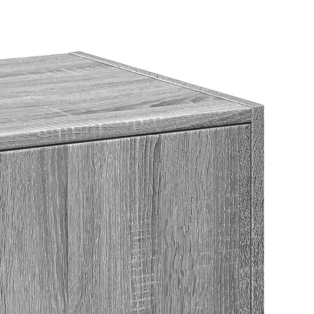 Armoire apothicaire sonoma gris 40x41x77,5 cm bois d'ingénierie