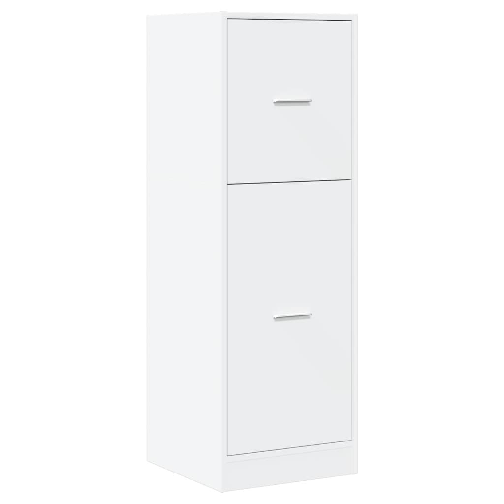 Armoire d'apothicaire blanc 40x41x118 cm bois d'ingénierie
