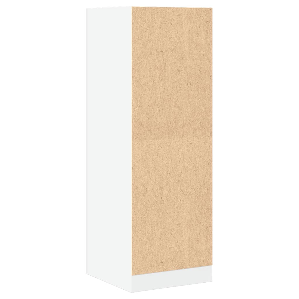 Armoire d'apothicaire blanc 40x41x118 cm bois d'ingénierie