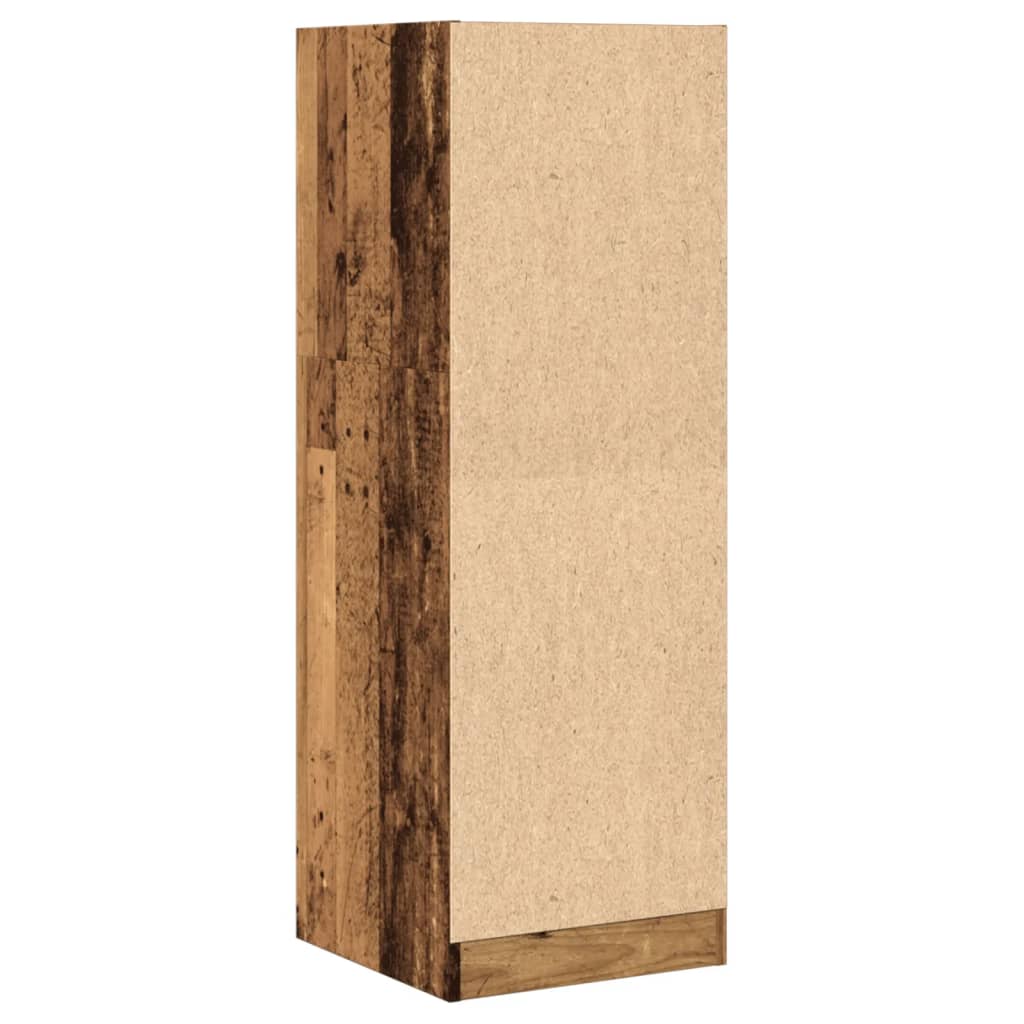 Armoire d'apothicaire vieux bois 40x41x118 cm bois d'ingénierie