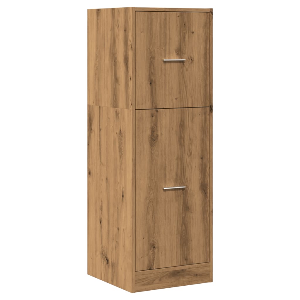 Armoire d'apothicaire chêne artisanal bois d'ingénierie